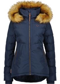 alife and kickin ALIFE & KICKIN Damen Winterjacke "Damen IngridAK A", blau, Gr. L, 100% Polyester, Jacken