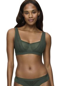 Triumph Damen Bügel-BH "Aura Spotlight T W02", Gr. 70, grün, Spitze, Spitze, Obermaterial: 85% Polyamid, 15% Elasthan, unifarben, modisch, BHs,