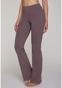 active by Lascana LASCANA ACTIVE Damen Jazzpants, Gr. 36, grau, Single Jersey, Obermaterial: 95% Baumwolle, 5% Elasthan, unifarben, Basic, Hosen, mit breitem Bündchen