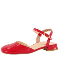 Paul Green Damen Slingpumps "Paul Green Pumps Leder", Gr. 38rot lack, Leder, casual, Schuhe
