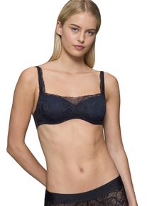Triumph Damen Bügel-BH "Body Make-Up Illusion Lace Balconette", Gr. 80, schwarz, Microtouch, Spitze, Obermaterial: 51% Polyamid, 37% Polyester, 12%