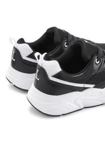Lascana Damen Sneaker, Gr. 37, schwarz-weiß, Obermaterial: 100% Textilmaterial. Futter: 100% Textilmaterial. Decksohle: 100% Textilmaterial.