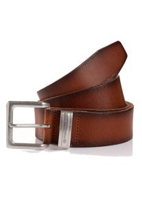 Tom Tailor Damen Ledergürtel "TTJACOB", braun, casual,klassisch,modisch, Gr. 80, unifarben, genarbt, Leder, Gürtel, Leichte Oberflächennarbung