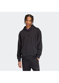 Herren Kapuzensweatshirt "M A SZN FL HD", schwarz, sportlich, Gr. M, adidas Sportswear, Obermaterial: 70% Baumwolle, 30% Polyester, Sweatshirts,