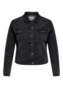 Only CARMAKOMA Damen Jeansjacke "CARWESPA LS DGD JACKET DNM", blau, modisch, Gr. 42, unifarben, Denim/Jeans, Obermaterial: 79% Baumwolle, 20%