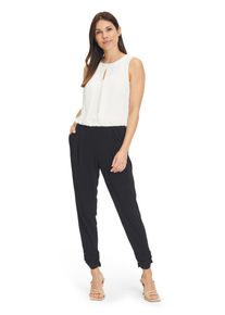 Vera Mont Damen Overall "Vera Mont Jumpsuit mit Cut-Outs", schwarz, elegant, Gr. 40, Jersey, Obermaterial: 95% Polyester, 5% Elasthan. Besatz: 100%