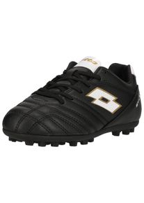Lotto Kinder Fußballschuh "Stadio 705", Gr. 34, schwarz-weiß, Polyurethane, sportlich, Schuhe, mit innovativen Technologien