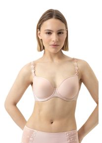 Mey Damen Bügel-BH "PRETTY JOAN", Gr. 75, rosa, Obermaterial: 77% Polyamid, 23% Elasthan, casual, BHs, Full-Cup, multicolor-Trägerstickerei