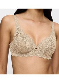Triumph Damen Bügel-BH, Gr. 70, beige, Obermaterial: 62% Polyamid, 24% Elasthan, 8% Lyocell, 6% Polyester, unifarben, feminin, BHs, florale