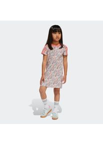 Mädchen Shirtkleid "TEE DRESS"cloud weiß, multicolor, sportlich, Gr. 110, adidas originals, Obermaterial: 100% Baumwolle, Kleider