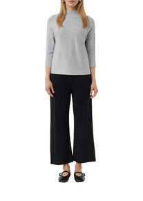comma, COMMA Damen Strickpullover, grau, casual, Gr. 42, unifarben, Strick, Obermaterial: 80% Viskose, 20% Polyamid, Pullover, mit Fledermausärmeln