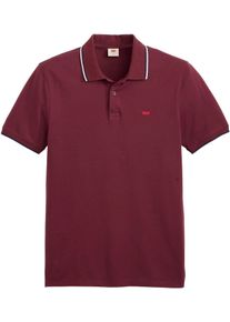 Levi's LEVI'S Herren Poloshirt "LE SLIM HOUSEMARK POLO", rot, casual, Gr. XL, Piquu00e9, Obermaterial: 96% Baumwolle, 4% Elasthan, Shirts