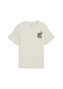 Puma Kinder T-Shirt "ESS+ MID 90S GRAPHIC TEE B", weiß, sportlich, Gr. 176, unifarben, Jersey, Obermaterial: 100% Baumwolle, Shirts