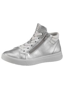 Ara Damen Sneaker "ROM", Gr. 8,5, bunt, Glattleder, metallic, sportlich, Schuhe, High Top Sneaker, Schnürboots in Weite G (= weit)