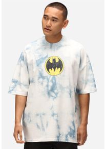 Recovered Herren T-Shirt "Batman Split Graphic", blau, casual, Gr. S, bedruckt, 100% Baumwolle, Shirts, mit coolem Batman-Print