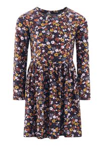 happy girls Mädchen Jerseykleid, blau, casual, Gr. 98, bedruckt, Jersey, Obermaterial: 100% Baumwolle, Kleider