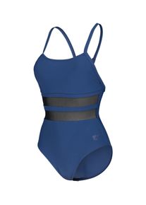 arena Damen Badeanzug "WOMEN'S arena MESH EQUALS SWIMSUIT BACK B", blau, sportlich, Gr. 46, Obermaterial: 74% Polyamid, 26% Elasthan, Badeanzüge