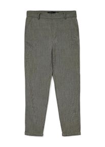 Véro Moda VERO MODA Damen Anzughose "VMMAYA KIARA MW LOOSE PANT NOOS"schwarz detail:braun melange, modisch, Gr. M, meliert, Web, Obermaterial: 62% Polyester,