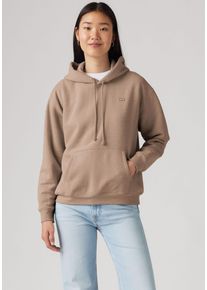 Levi's LEVI'S Damen Kapuzensweatshirt "EVERYDAY HOODIE"taupe gray heather b, casual, Gr. S, Sweatware, Obermaterial: 58% Baumwolle, 42% Polyester,