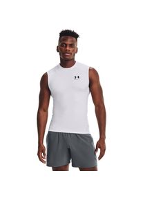 Under Armour Herren Trainingstop "UA HG ARMOUR COMP SL"weiß,, schwarz, sportlich, Gr. XXL, Obermaterial: 84% Polyester, 16% Elasthan, Tops