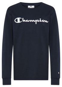 Champion Kinder T-Shirt "BASICS Long Sleeve Shirt Large Logo"nny, ns, sportlich, Gr. L, Obermaterial: 100% Baumwolle, Shirts