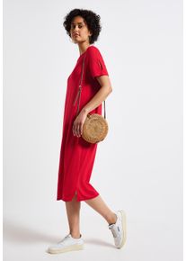 Street One Shirtkleid, Sommerkleid mit Schlitzdetail