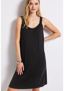 Street One Shirtkleid, Sommerkleid mit Knotendetail, ärmellos