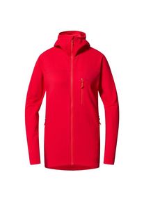 Haglöfs Haglöfs Rosson Mid Hood Fleecejacke Damen (Gr S |rot)