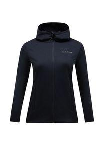 Peak Performance Light Zip Hood Fleecejacke Damen (Gr S |schwarz)