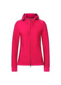 super.natural Adventure Hooded Softshelljacke Damen Wandern (Gr S |rosa)