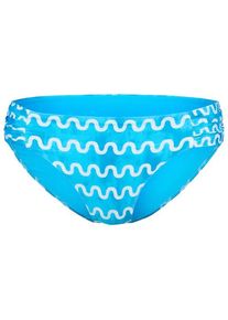 Bikini Bottom Seafolly Soundwave Ruched Side Retro Pant Damen (Gr 32 |blau)