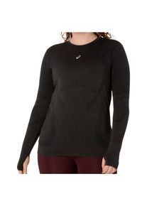 Laufshirt asics Road Seamless L/S Top Damen (Gr M |schwarz)