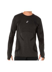 asics Road Seamless L/S Top Laufshirt Men (Gr XL |schwarz)