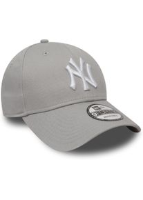 New Era Herren Baseball Cap "LEAGUE ESSENTIAL 9FORTY LEAGUE", grau, sportlich, Baumwolle, Caps