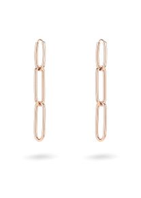 Damen Paar Creolen "Schmuck Geschenk Edelstahl Ohrringe Special Link, LJ-1558, LJ-1559", Edelstahl, rosa, Liebeskind Berlin, Edelstahl, Ohrringe