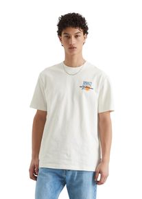Marc O'Polo Herren T-Shirt "aus mittelschwerem Bio-Baumwoll-Jersey", weiß, Basic, Gr. XXL, MARC O'POLO DENIM, unifarben, Obermaterial: 100% Baumwolle, Shirts