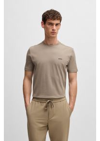 BOSS Green Herren Rundhalsshirt "Tee", grün, casual, Gr. 5XL, unifarben, Single Jersey, Obermaterial: 95% Baumwolle, 5% Elasthan, Shirts, mit