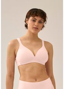 Naturana Damen Schalen-BH "The Wednesday", Gr. 75, rosa, Obermaterial: 89% Polyamid, 11% Elasthan, unifarben, feminin, BHs, mit breiten