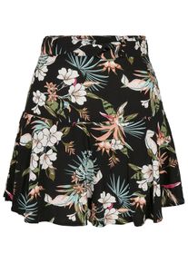Urban Classics Damen Jerseyrock "Urban Classics Damen Ladies Viscose Mini Skort", schwarz, Gr. 5XL, 100% Viskose, Röcke