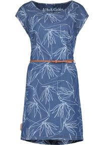 alife and kickin ALIFE & KICKIN Damen Blusenkleid "Damen MelloAK B", blau, Gr. XXL, 95% Baumwolle 5% Elasthan, Kleider