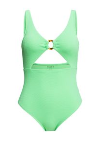Roxy Damen Badeanzug "Color Jam", grün, Gr. XL, 93% Nylon, 7% Elasthan, Badeanzüge