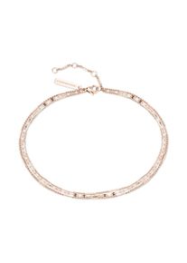 Fußkette "Schmuck Edelstahl Sparkling With Layer LJ-1455 LJ-1456 LJ-1457 LJ-1458", Edelstahl, rosa, Liebeskind Berlin, Edelstahl, Fußkettchen