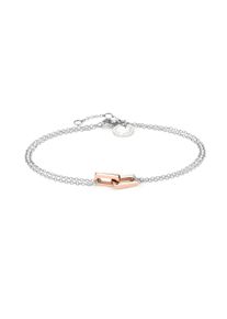 Damen Armband "Schmuck Geschenk Edelstahl Armkette Festive Mini Link", Edelstahl, rosa, Liebeskind Berlin, Edelstahl, Armbänder