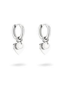 Damen Paar Creolen "Schmuck Edelstahl Layered Love LJ-1561 LJ-1595 LJ-1596 LJ-1597", Edelstahl, silber, Liebeskind Berlin, Edelstahl, Ohrringe
