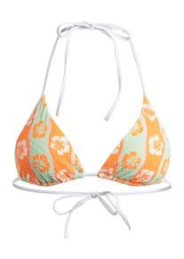 Roxy Damen Triangel-Bikini-Top "Wavy Babe", grün, Gr. XL, 53% Nylon, 33% Nylon, 14% Elasthan, Bikini-Oberteile