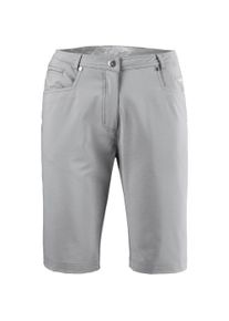 DEPROC Active Damen Bermudas "KENORA URBAN Short & kurze Hose", grau, sportlich, Gr. 38, 97% Polyester; 3% Elastan, Hosen, In melierter Optik