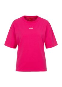 HUGO UNDERWEAR Damen T-Shirt "SHUFFLE_T-SHIRT", Gr. XSbright pink 675, Single Jersey, Obermaterial: 48% Baumwolle, 48% Modal, 4% Elasthan, unifarben,