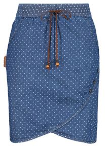 alife and kickin ALIFE & KICKIN Damen Sommerrock "Damen LuciAK B", blau, Gr. XS, 95% Baumwolle 5% Elasthan, Röcke