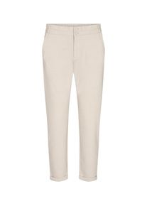Freequent Damen Stoffhose "FQNANNI-ANKLE"moonbeam melange, casual, Gr. XXL, unifarben, Web, Obermaterial: 73% Polyester, 24% Viskose, 3% Elasthan,