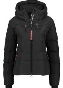 alife and kickin ALIFE & KICKIN Damen Winterjacke "Damen MicaelaAK A", schwarz, Gr. XL, 100% Polyester, Jacken, Kurze warme Jacke mit gefütterten